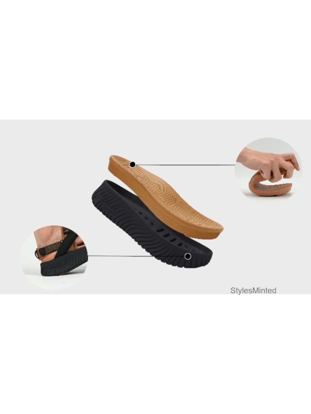 Orthopedic Arch Support Sandals Cushion Walking Flip Flops - Picture 6 of 6